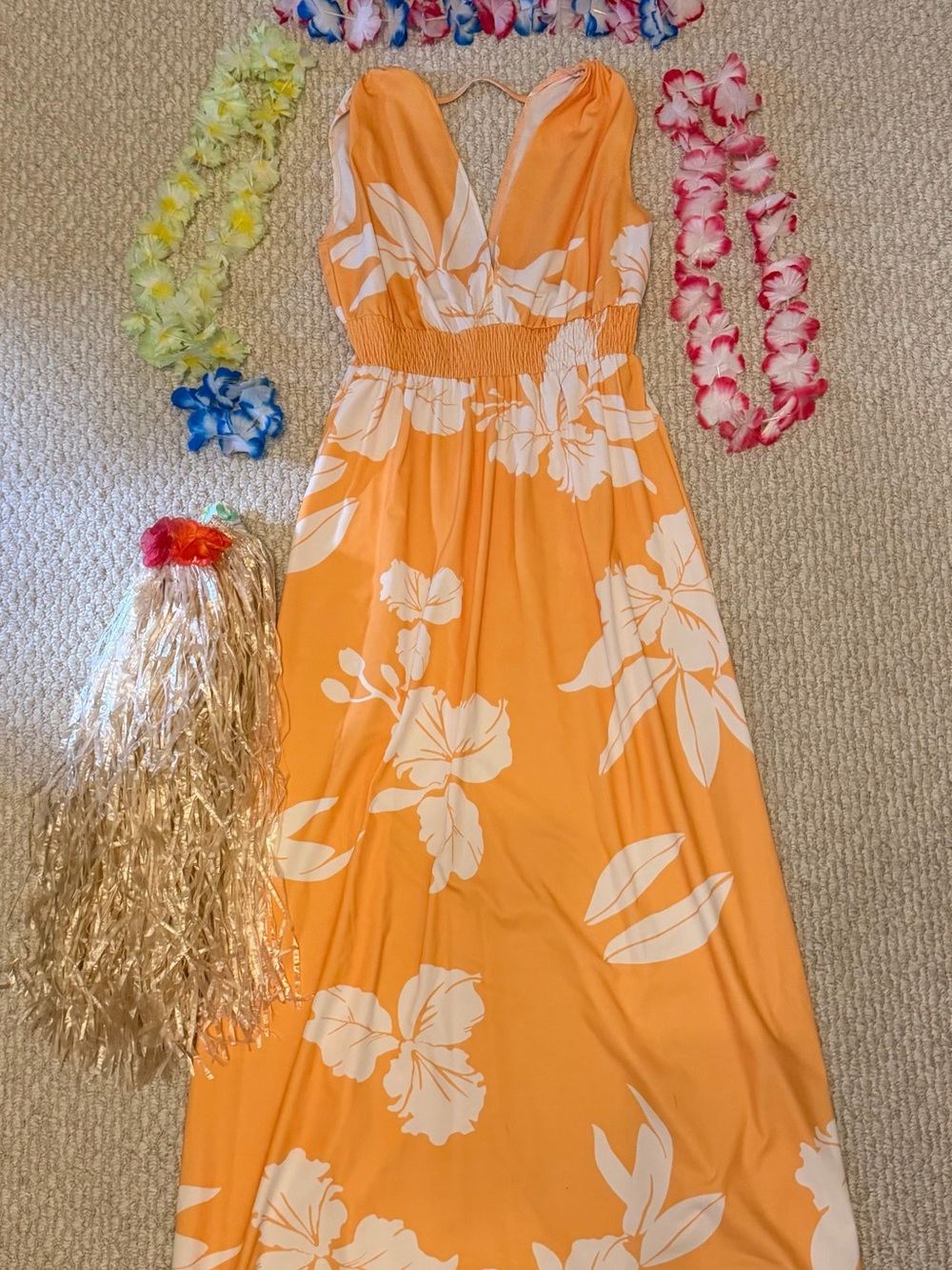 Floral One-Piece Maxi Dress